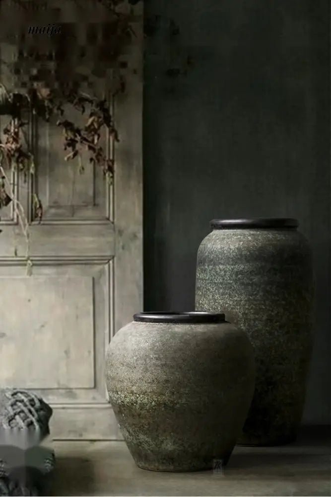 JOTO Retro Ceramic Large Vase Living Room Hotel Decoration - Image 12