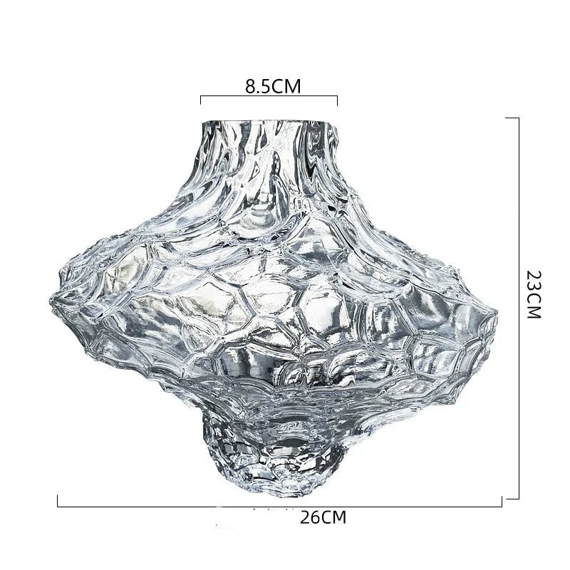 TODAYARTIST Orion Irregular Glass Valley Vase for Flower Arrangements - Image 14