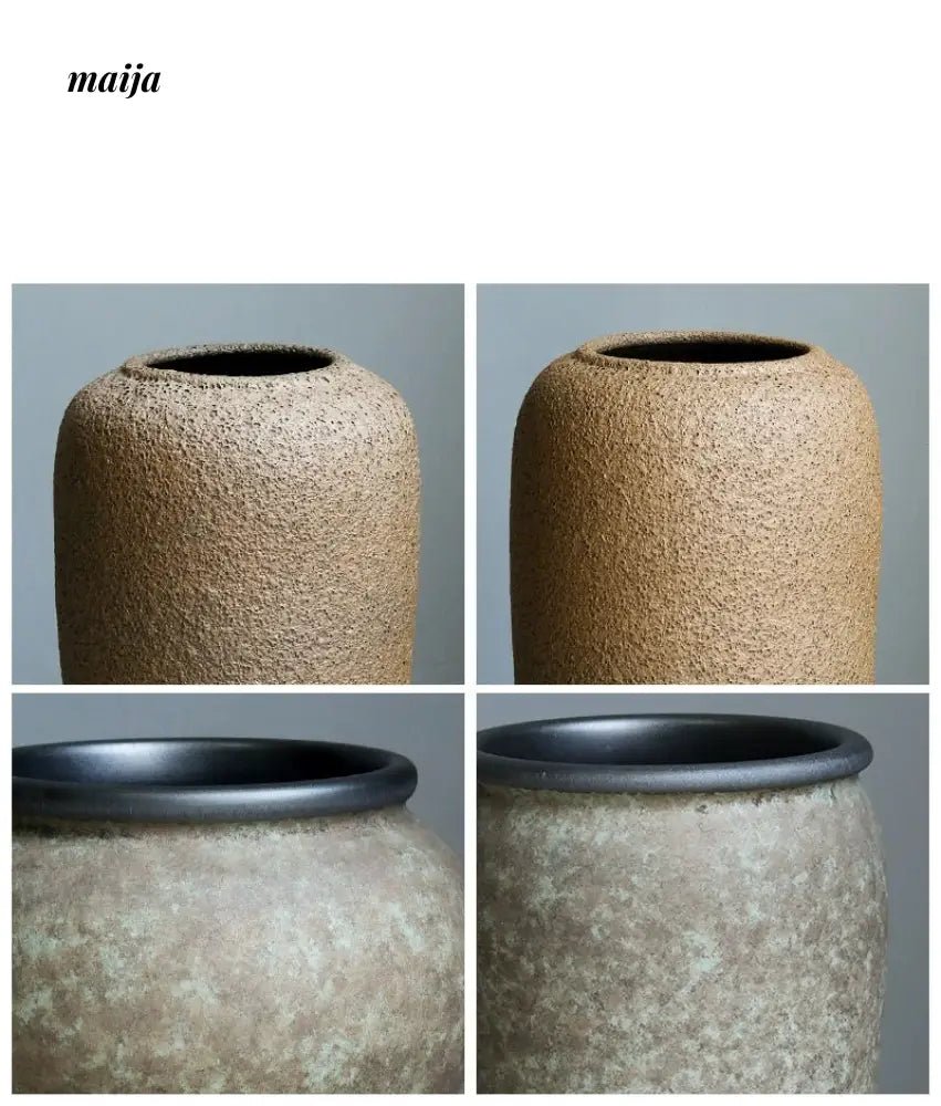 JOTO Retro Ceramic Large Vase Living Room Hotel Decoration - Image 21