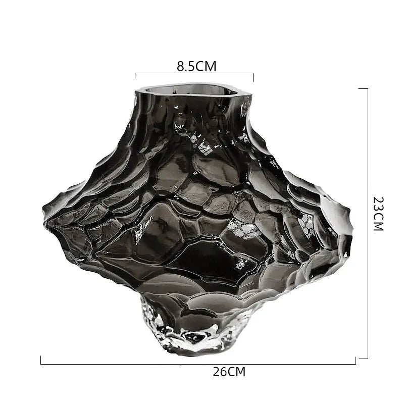 TODAYARTIST Orion Irregular Glass Valley Vase for Flower Arrangements - Image 13