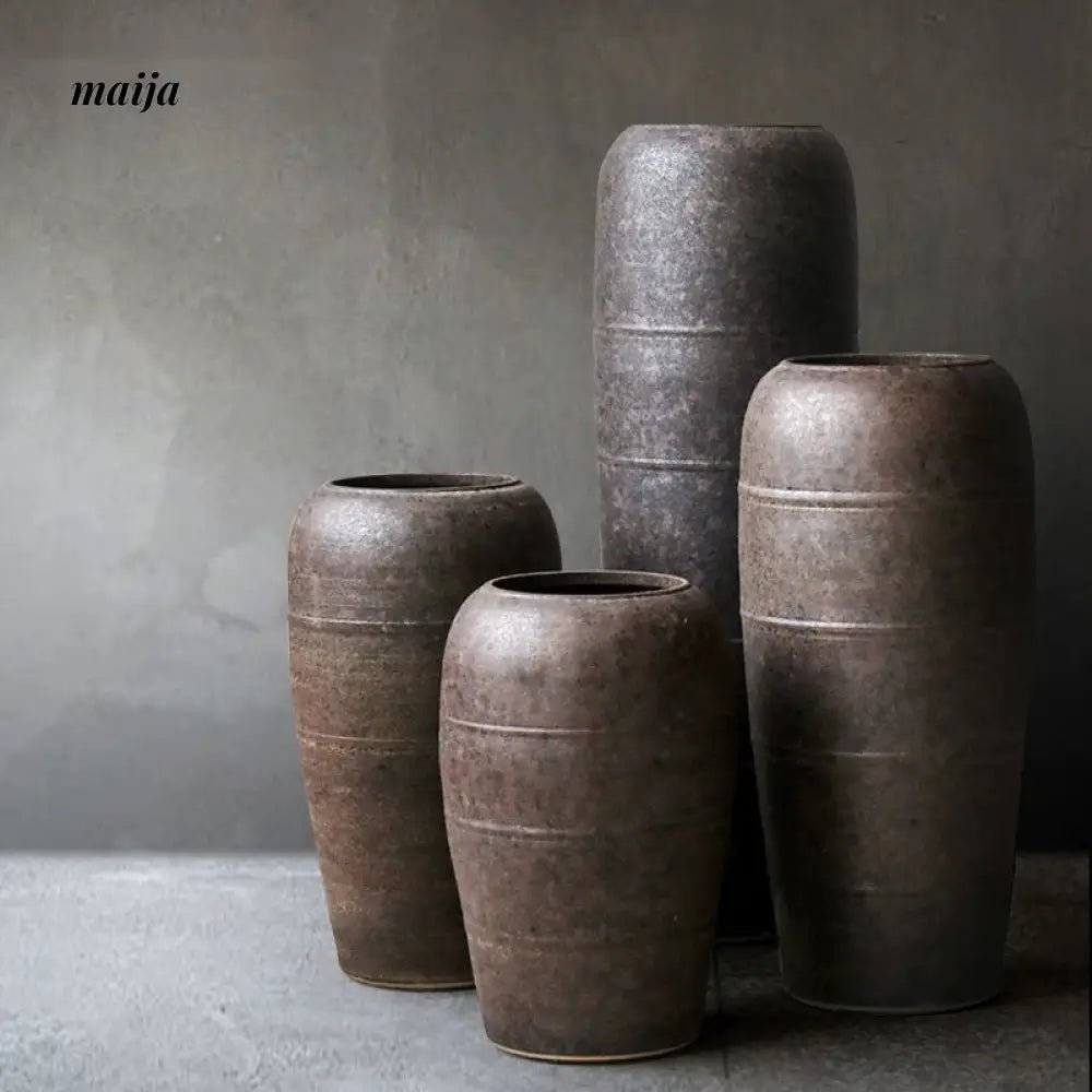 JOTO Retro Ceramic Large Vase Living Room Hotel Decoration - Image 42