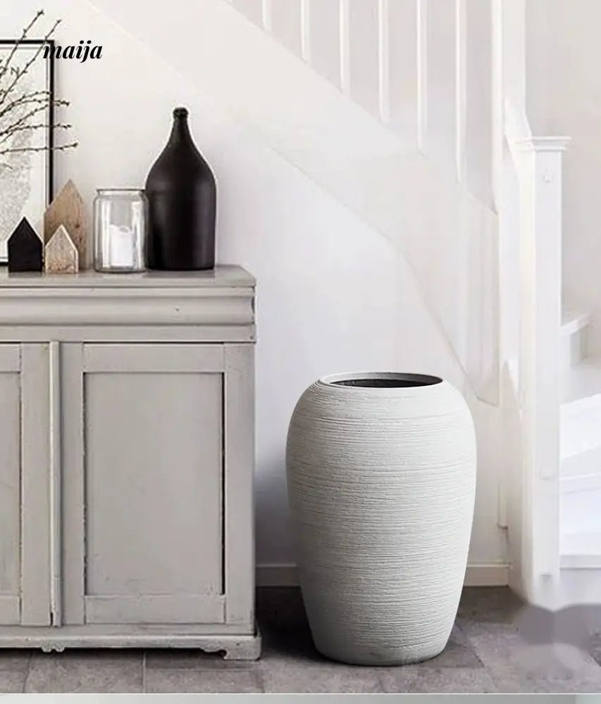 JOTO Retro Ceramic Large Vase Living Room Hotel Decoration - Image 5