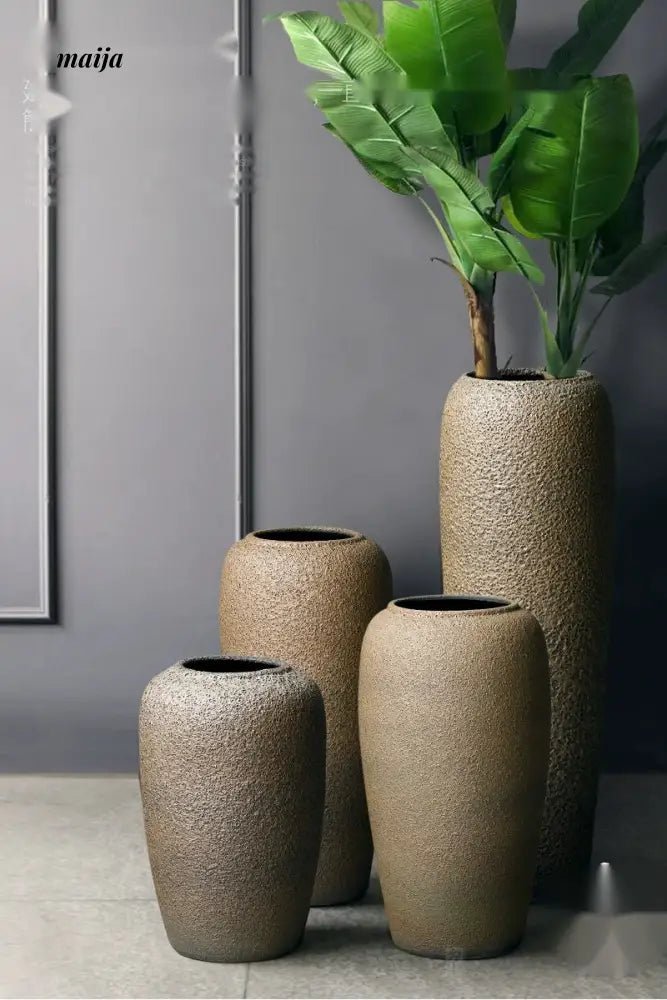 JOTO Retro Ceramic Large Vase Living Room Hotel Decoration - Image 8