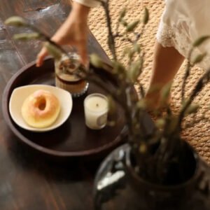 LILY WHITE Tea Room Plant Landscape Vase