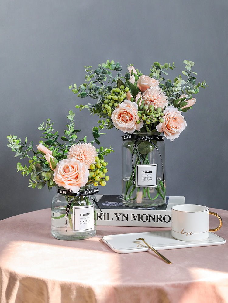 LIVETAI Athos Elegant Transparent Flowerpot Small Vase - Image 5