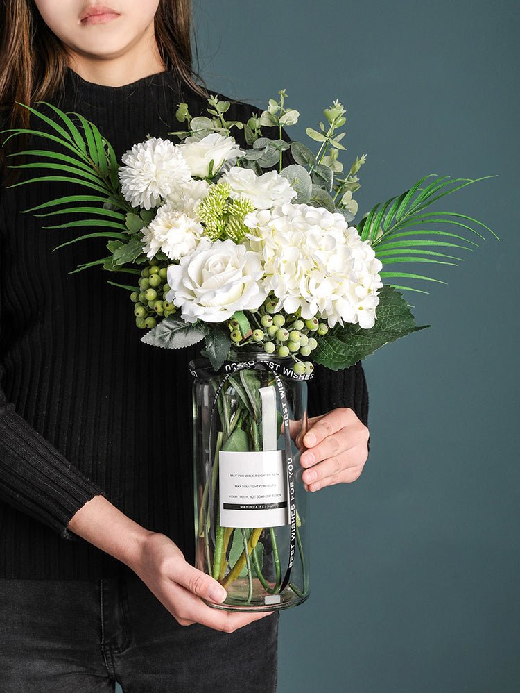 LIVETAI Athos Elegant Transparent Flowerpot Small Vase - Image 3