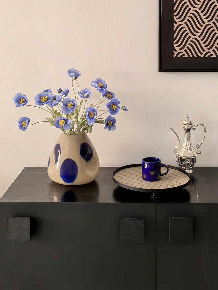 LIVETAI Callidora Elegant Glass Vase Dining Table Centerpiece - Image 2