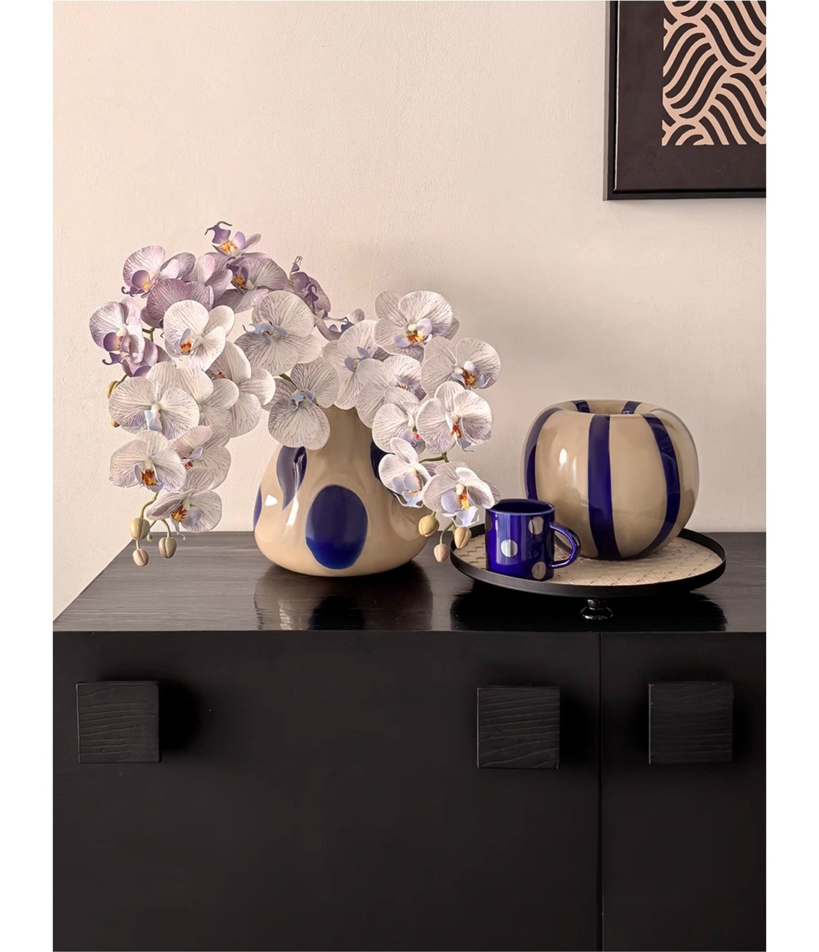 LIVETAI Callidora Elegant Glass Vase Dining Table Centerpiece - Image 4