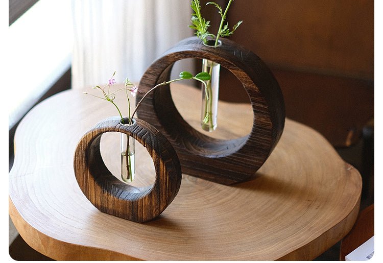 PAULOWNIA Akihiko Elegant Hydrolate Flower Jewelry Vase - Image 5