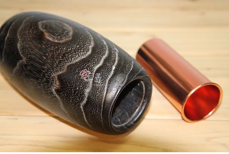 PAULOWNIA Harajuku Elegant Solid Wood Japanese Vase - Image 5