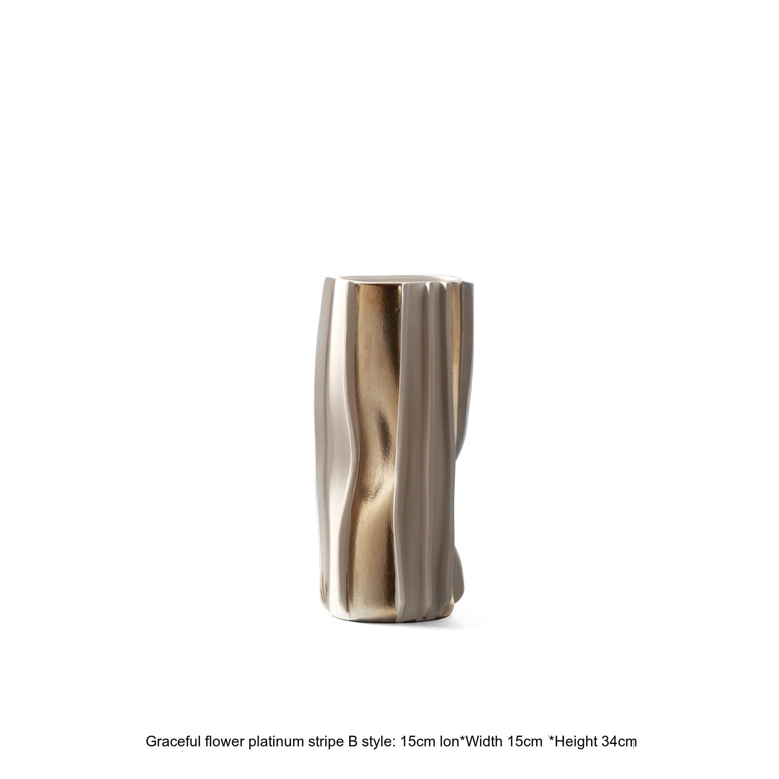 VAVINCI Isolde Striped Polkadot Handmade Ceramic Vase - Image 16