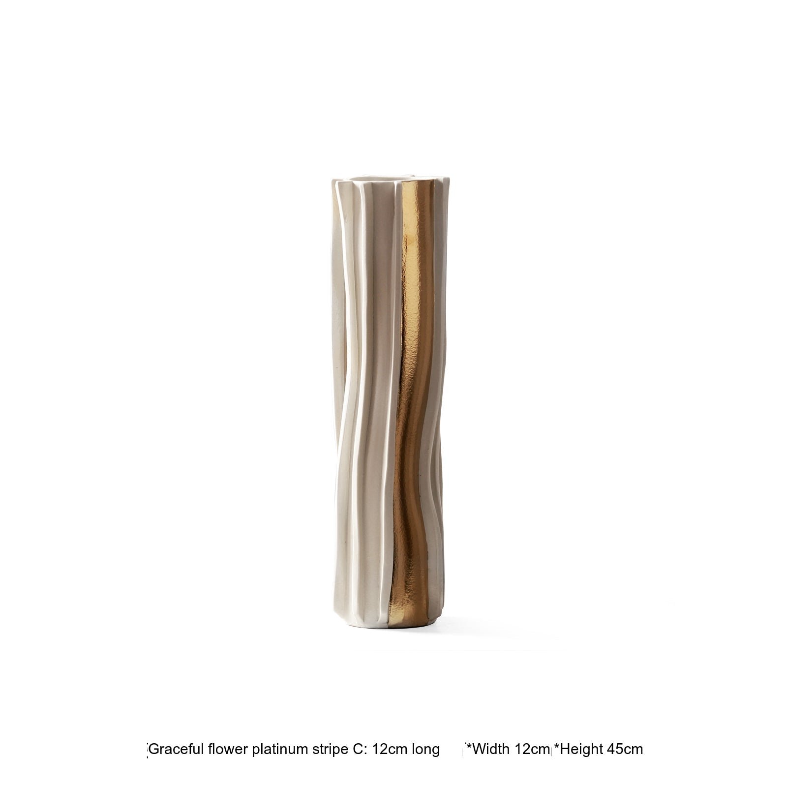 VAVINCI Isolde Striped Polkadot Handmade Ceramic Vase - Image 17