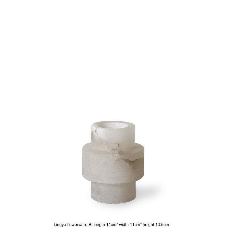 VAVINCI Hoshiko Elegant Natural Jade Vase - Image 3