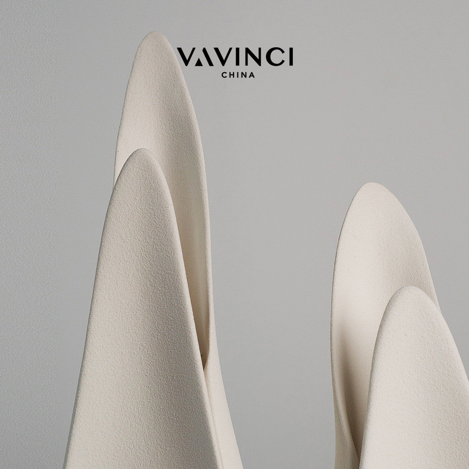 VAVINCI Alhambra Minimalist Modern White Ceramic Flower Vase - Image 6