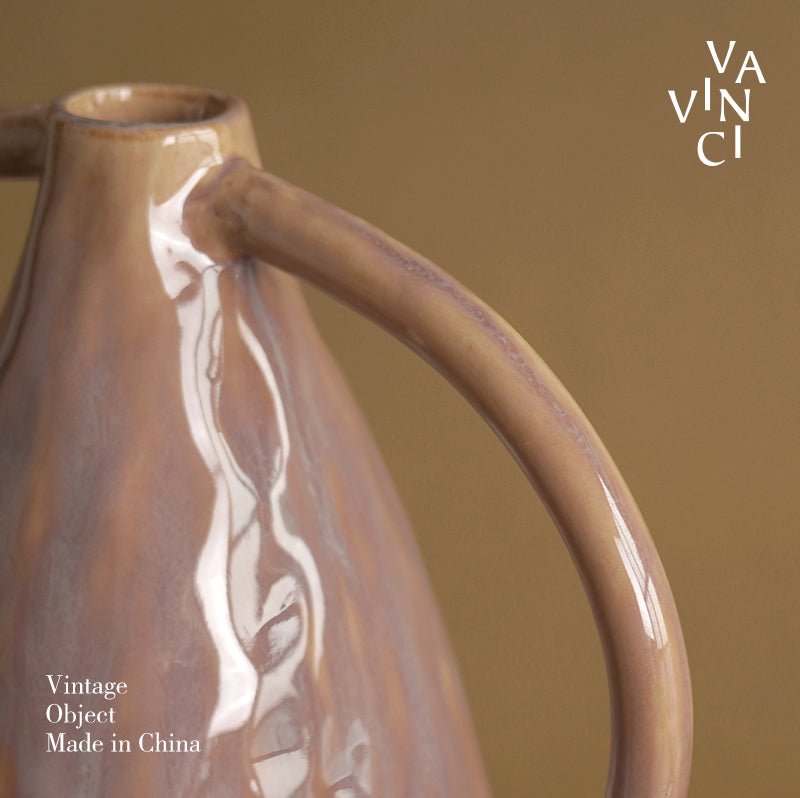 VAVINCI Amaya Elegant Double Ear Ceramic Vase - Image 4