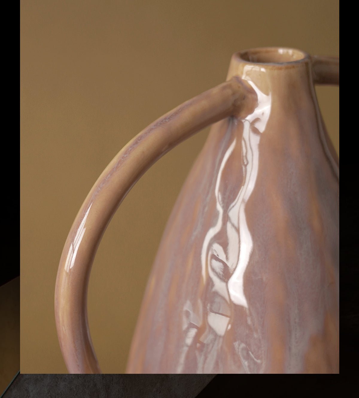 VAVINCI Amaya Elegant Double Ear Ceramic Vase - Image 8