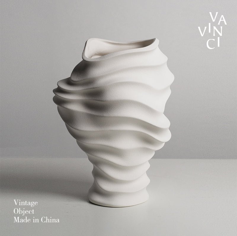 VAVINCI Hiroshi Elegant Modern Ceramic Flower Vase