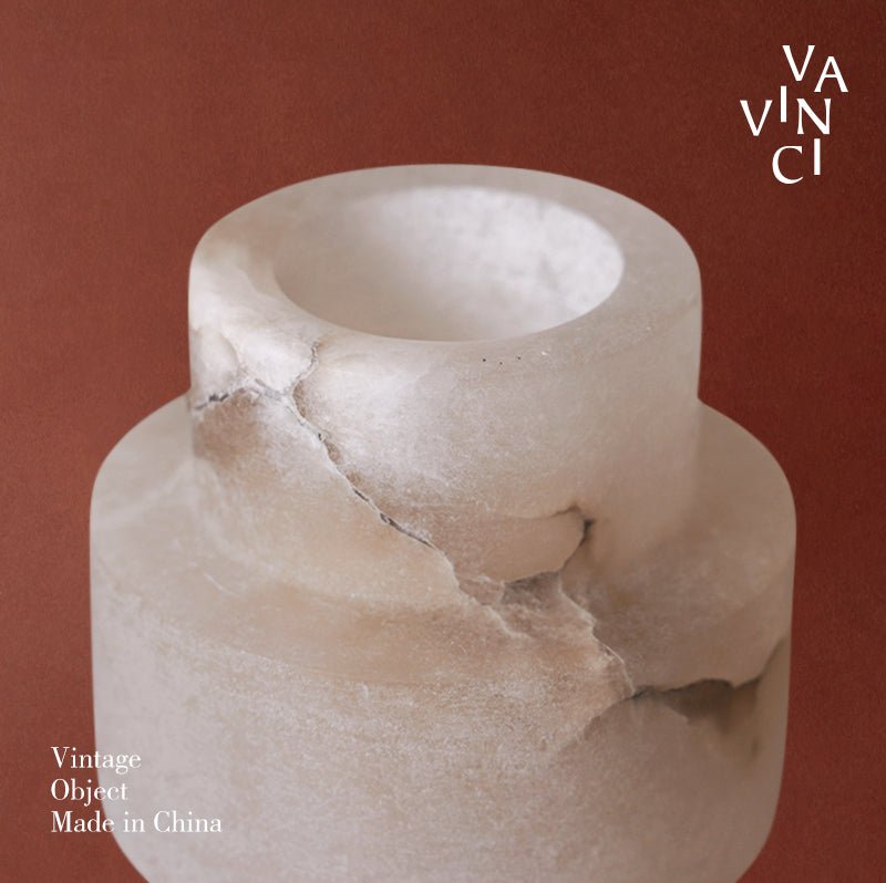 VAVINCI Hoshiko Elegant Natural Jade Vase - Image 4