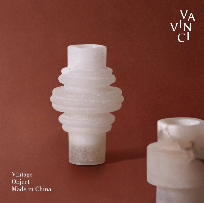 VAVINCI Hoshiko Elegant Natural Jade Vase - Image 5