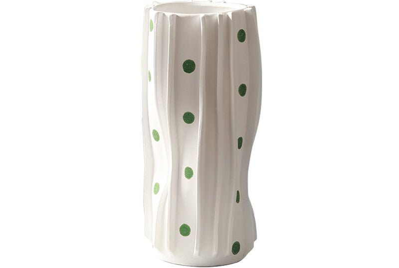 VAVINCI Isolde Striped Polkadot Handmade Ceramic Vase - Image 20