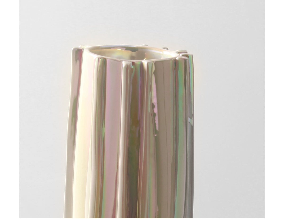 VAVINCI Isolde Striped Polkadot Handmade Ceramic Vase - Image 25