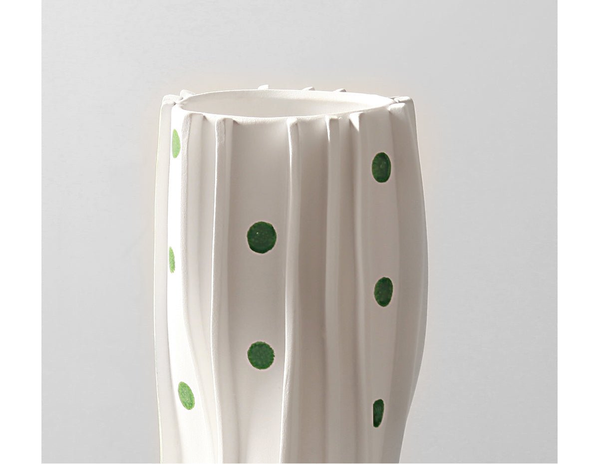 VAVINCI Isolde Striped Polkadot Handmade Ceramic Vase - Image 27