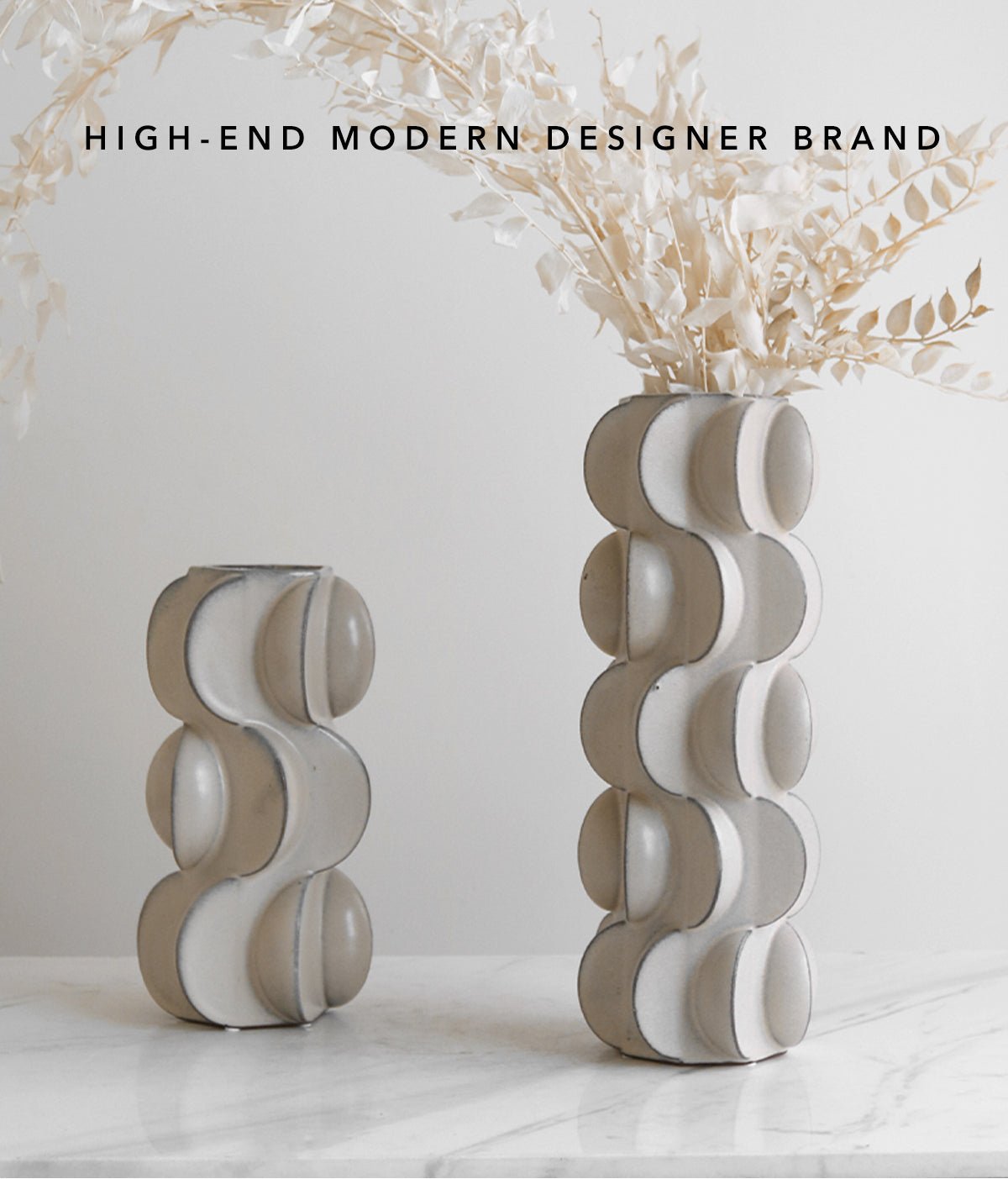 VAVINCI Marisol Elegant Geometric Ceramic Vase - Image 8