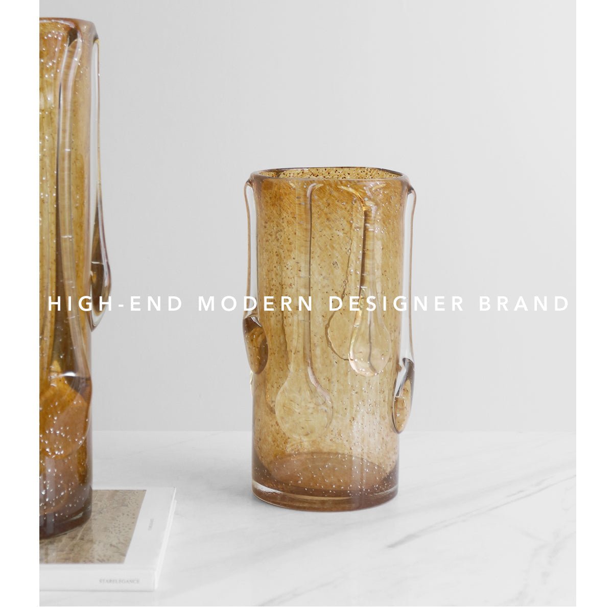 VAVINCI Xiangling Elegant Retro Handmade Glass Vase - Image 8