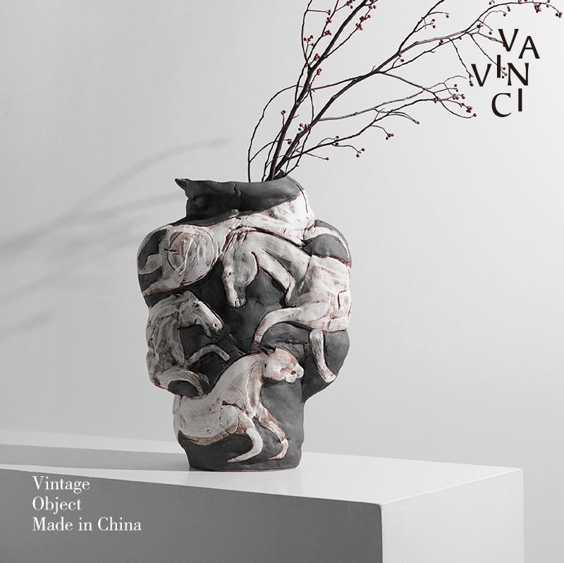 VAVINCI Zephyra Elegant Handmade Ceramic Vase - Image 6