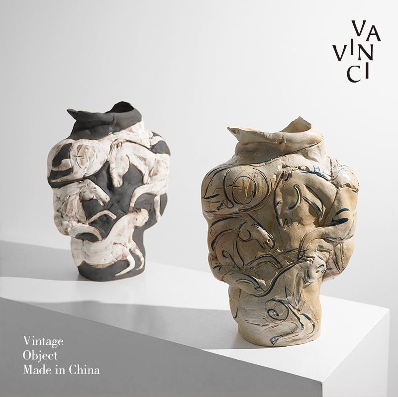 VAVINCI Zephyra Elegant Handmade Ceramic Vase - Image 7